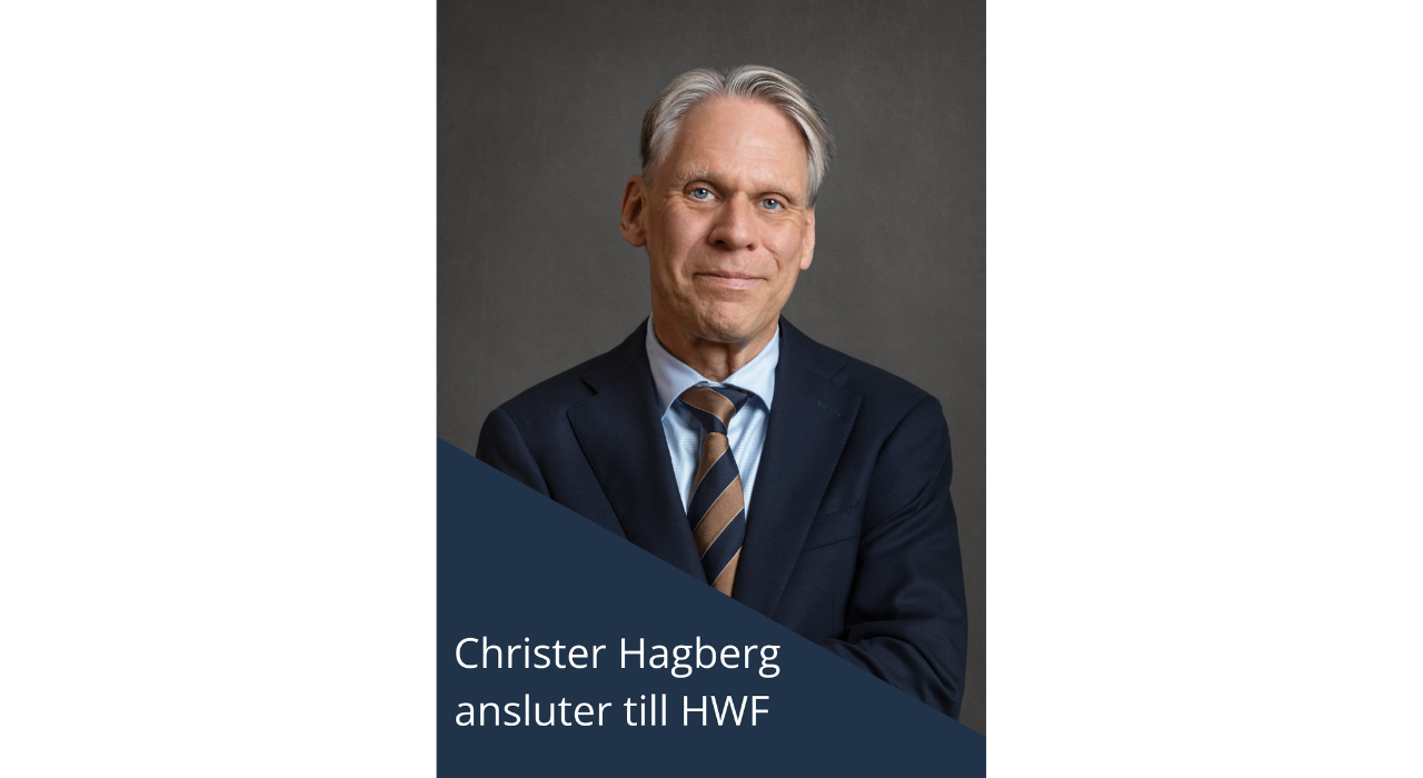 Vi är glada att idag välkomna Christer Hagberg till HWF!